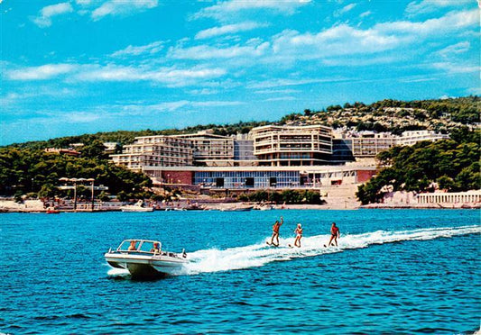 73879190 Hvar Croatia Panorama Wasserskilaeufer