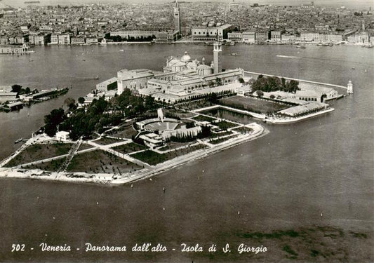 73893082 Venezia Lido Veneto IT Isola di San Giorgio Fliegeraufnahme