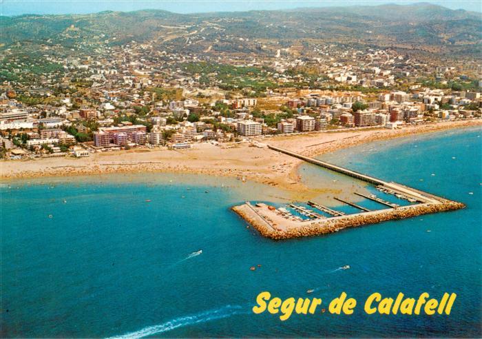 73883997 Segur de Calafell Tarragona ES Playa Fliegeraufnahme