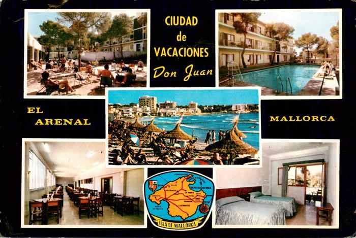 73879359 El Arenal Mallorca ES Ciudad de Vacaciones Don Juan Gastraum Pool Stran