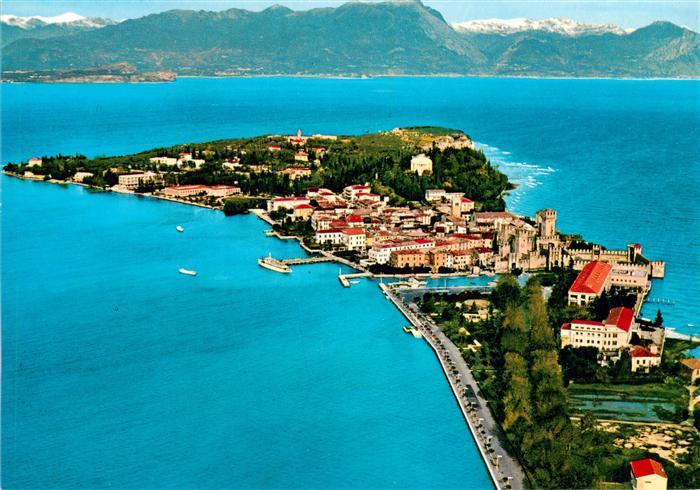 73880267 Sirmione Lago di Garda Fliegeraufnahme