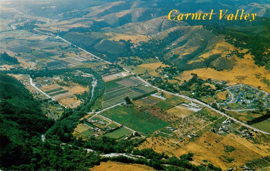 73880370 Carmel Valley California USA An aerial showing famed Carmel Valley