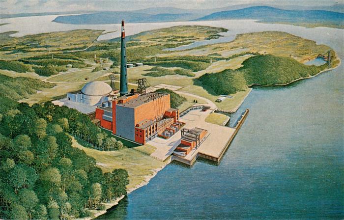 73880406 Buchanan New York USA Artists conception of Con Edisons Indian Point At