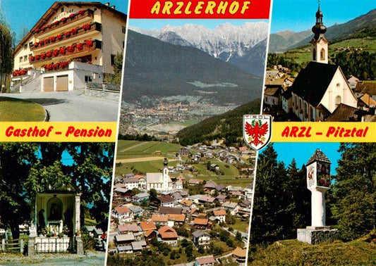 73880994 Arzl Pitztal Gasthof Pension Arzlerhof Gedenkstaette Fliegeraufnahme Ki