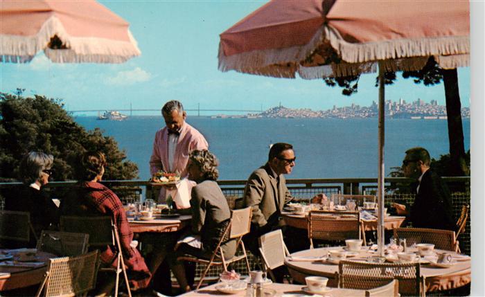 73881135 San Francisco California USA The Continental Alta Mira Hotel Terrasse