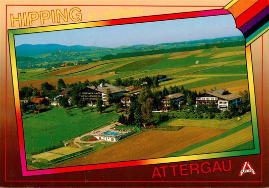 73881309 St Georgen Attergau Hotel Gasthof Lohninger Schober Fliegeraufnahme