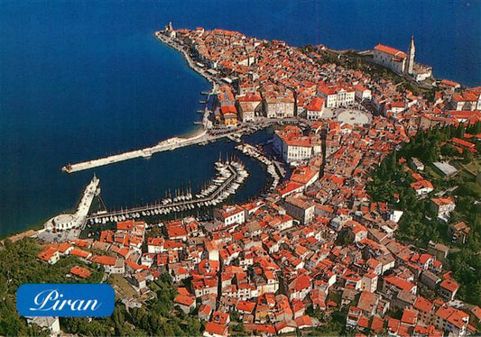 73882197 Piran Istria Slovenia Fliegeraufnahme