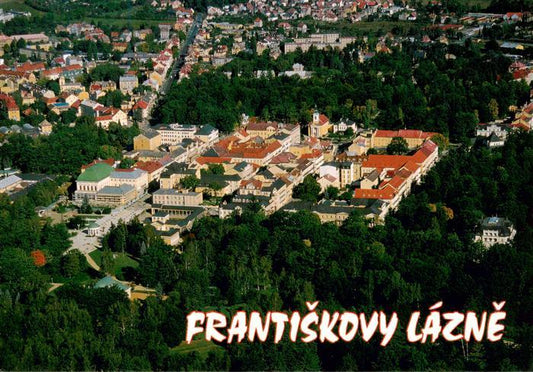 73883650 Frantiskovy Lazne Franzensbad Boehmen CZ Fliegeraufnahme