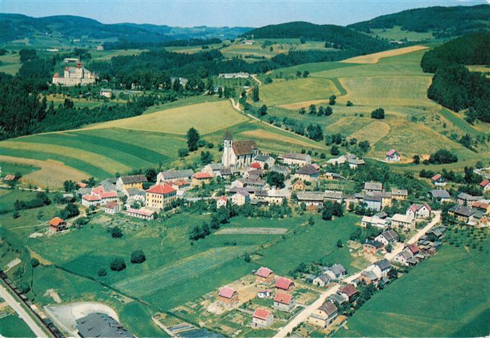 73884911 Kefermarkt Wallfahrtskirche Schloss Weinberg Fliegeraufnahme