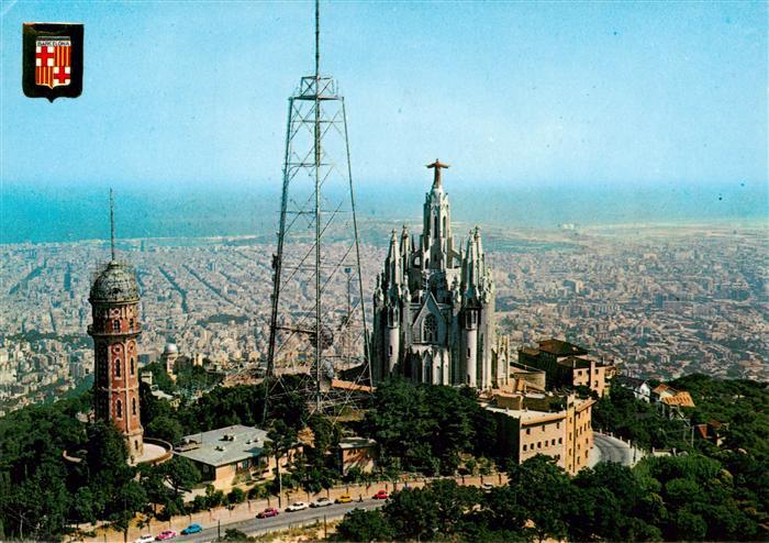 73886550 Barcelona Cataluna Tibidabo Fliegeraufnahme