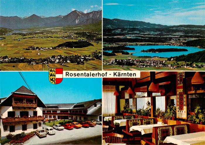 73889015 Muehlbach Rosental Fliegeraufnahmen Faakersee Pension Rosentalerhof Gas