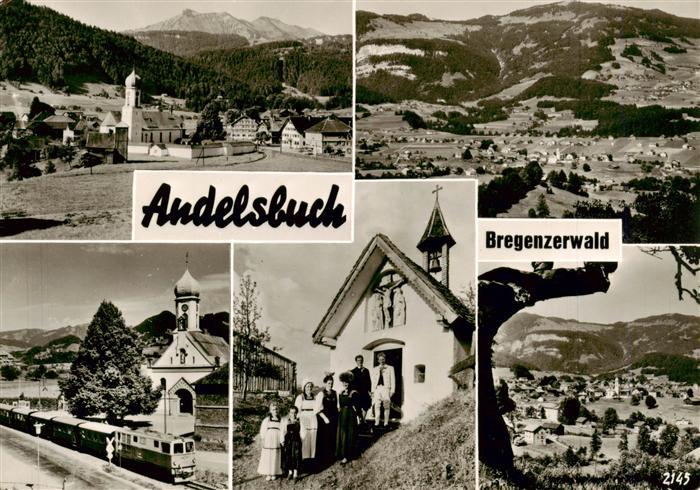 73889996 Andelsbuch Vorarlberg Bregenzerwald Panorama Kirche Kapelle