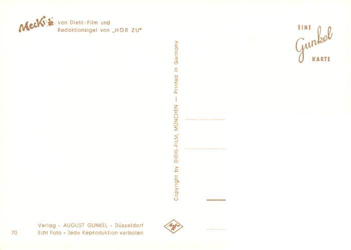 73906456 Mecki Nr. Nr. 70 August Gunkel HoeR ZU Gratulieren