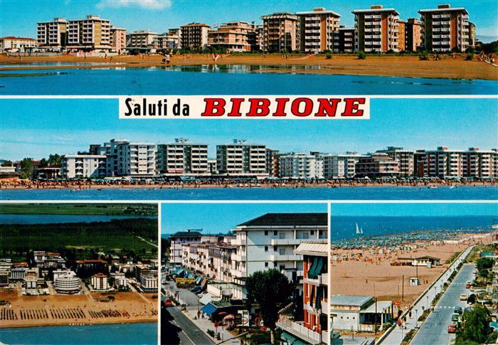 73897883 Bibione IT Teilansichten Strand Promenade Fliegeraufnahme