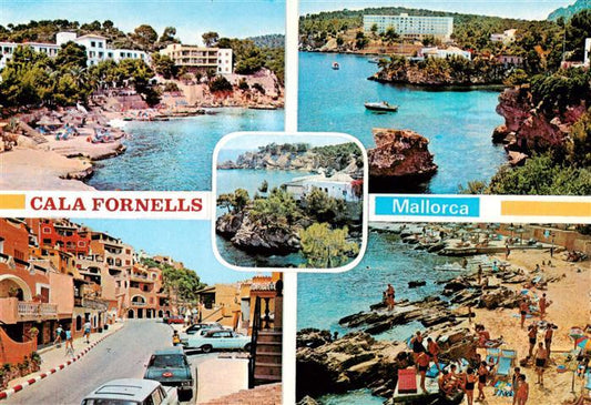 73898089 Cala Fornells Paguera Mallorca Islas Baleares ES Strandpartien Dorfstra