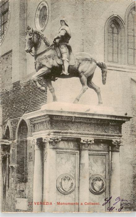 73898187 Venezia Venedig Monumento a Colleoni