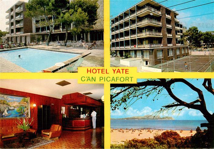 73899700 Can Picafort Mallorca ES Hotel Yate Schwimmbad Rezeption Strand Tennisp