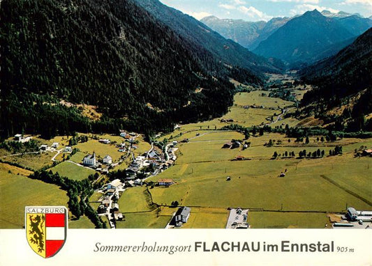 73899726 Flachau Fliegeraufnahme im Ennstal