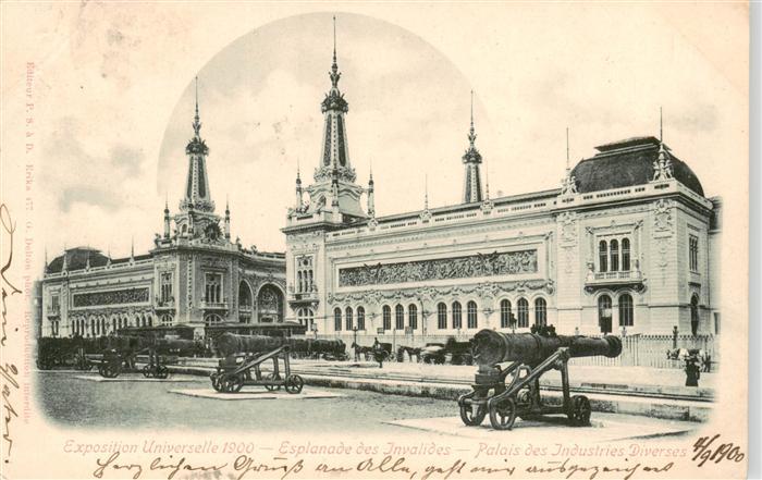 73910676 Exposition Universelle Paris 1900 Palois des Industri Diverses