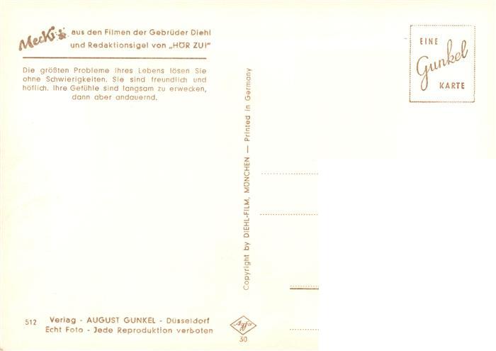 73937370 Mecki Nr. 512 aus den Filmen der Gebrueder Diehl