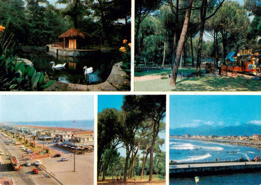 73902666 Viareggio Toscana IT Teilansichten Kuestenpanorama Strand Schwanenteich