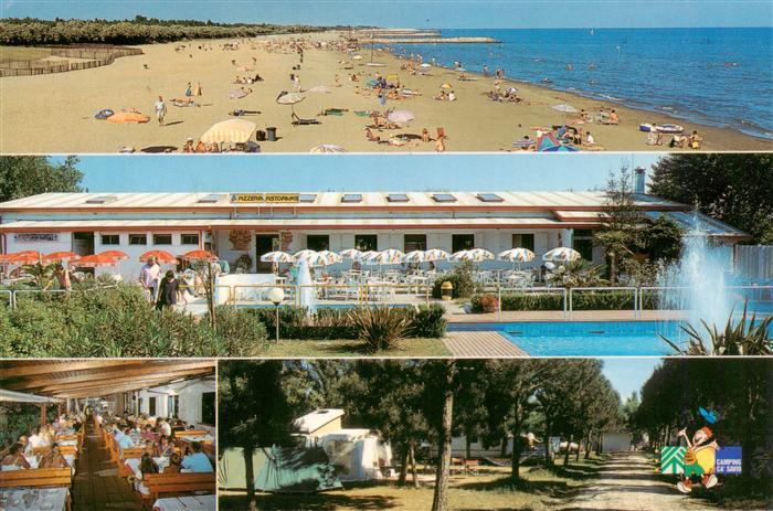 73905645 Treporti Venezia IT Camping Ca Savio Strandpartie Restaurant