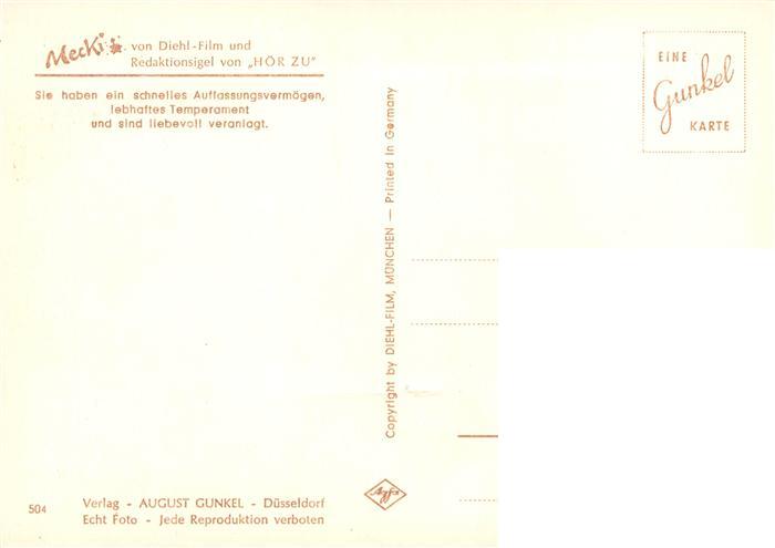 73923951 Mecki Nr. Nr. 504 Diehl HoeR ZU Sternzeichen Wieder