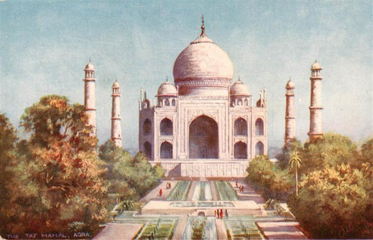 73926204 Verlag Tucks Oilette Serie Nr. Nr. 7237 The Taj Mahal AGRA