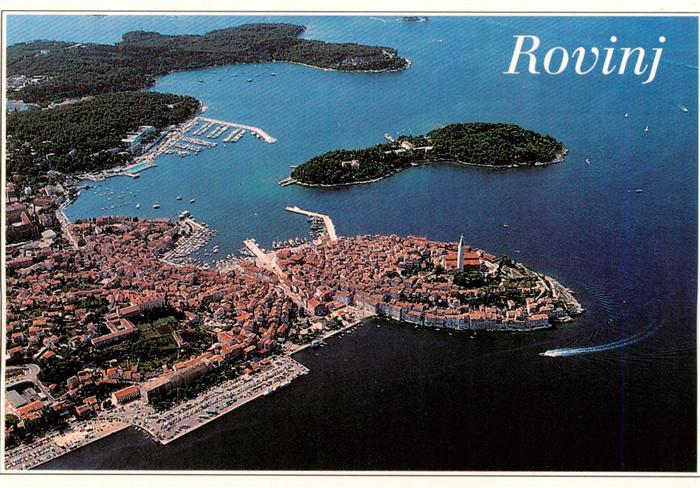 73916919 Rovinj Rovigno Istria Croatia aerial photography