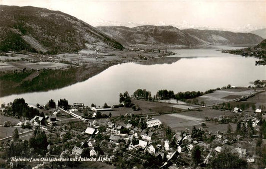 73917612 Steindorf Ossiacher See Kaernten AT Fliegeraufnahme mit Julische Alpen