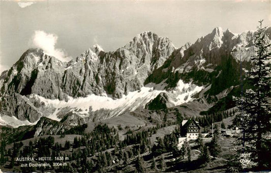 73917889 Austriahuette 1638m Dachstein AT Fliegeraufnahme