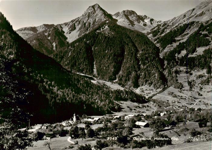 73918618 St Gallenkirch Vorarlberg AT Fliegeraufnahme