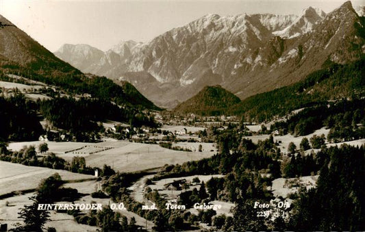 73918593 Hinterstoder Oberoesterreich AT Fliegeraufnahme mit dem Toten Gebirge