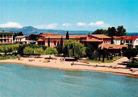 73920235 Sirmione Lago di Garda Hotel La Pauel Fliegeraufnahme