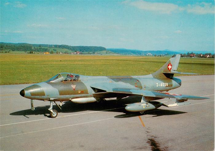 73936448 Flugzeuge Militaria Verkehrshaus der Schweiz  Luzern Hunter F Mk 58 Rol