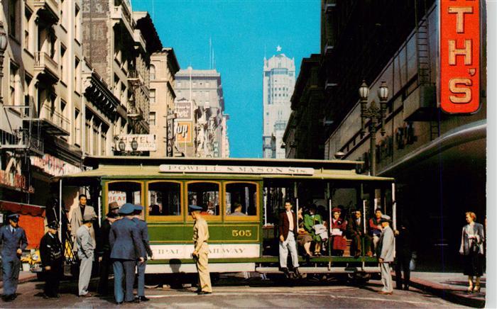 73936867 Strassenbahn Tramway-- Cable Car Turntable San Francisco California