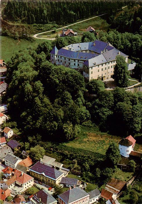 73941146 Bleiburg Kaernten AT Fliegeraufnahme mit Schloss Bleiburg