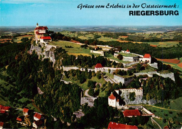 73941156 Riegersburg Fliegeraufnahme mit Schloss Riegersburg