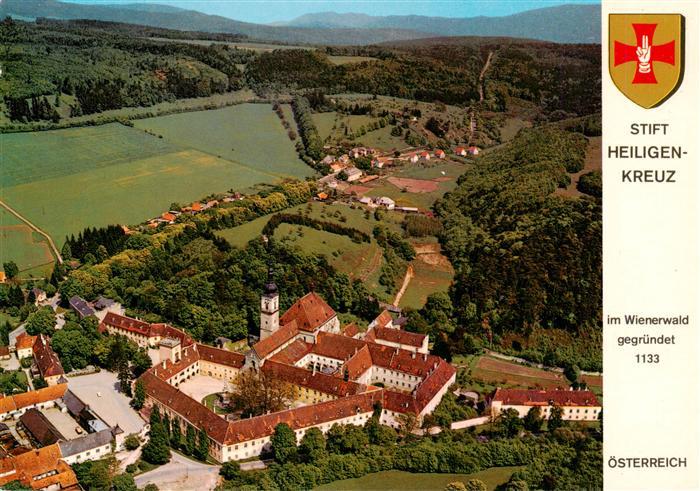 73941534 Heiligenkreuz Kloster Niederoesterreich AT Fliegeraufnahme mit Stift He