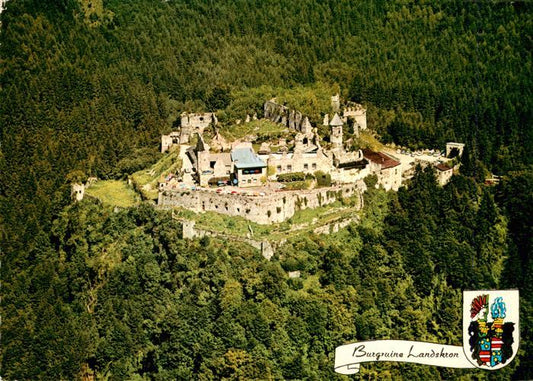 73941548 Landskron Ruine Ossiachersee Kaernten AT Fliegeraufnahme Burgruine Land