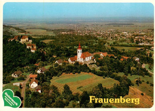 73941598 Frauenberg Leibnitz Steiermark AT Fliegeraufnahme mit Kirche