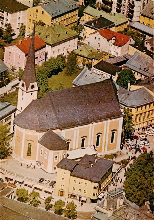 73941615 Bad Ischl Salzkammergut AT Statpfarrkirche Fliegeraufnahme