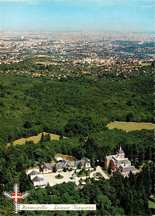 73945036 Lainzer Tiergarten Hermesvilla Innsbruck Tirol AT Fliegeraufnahme