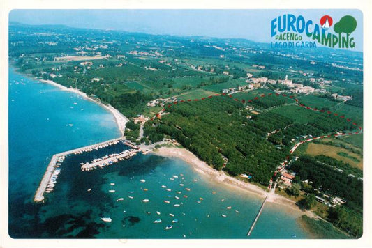 73945573 Pacengo sul Garda Lazise IT Eurocamping Lago di Garda veduta aerea