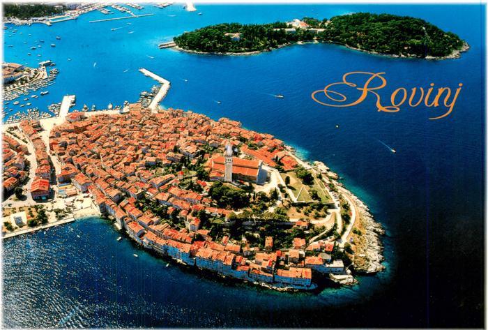 73945771 Rovinj Rovigno Istria Croatia aerial photography