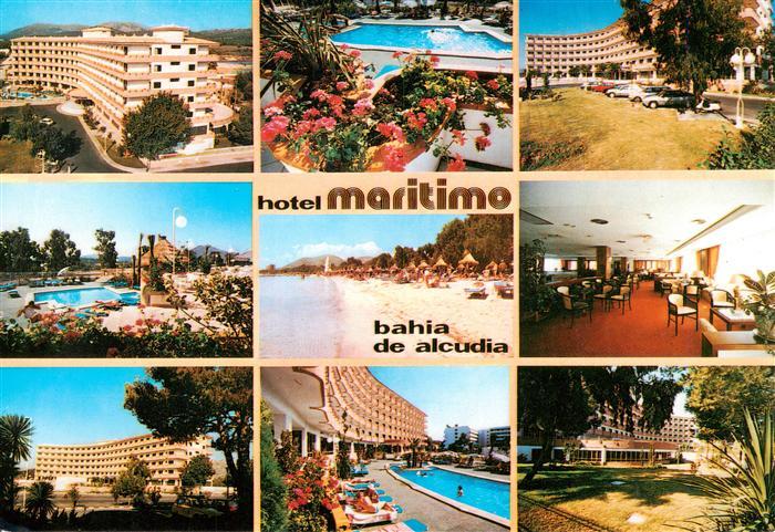 73946893 Bahia de Alcudia Majorque ES Hôtel Maritimo Piscine Restaurant