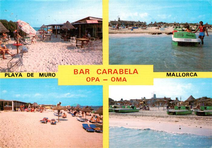 73947779 Majorque ES Playa de Muro Bar Carabella Beach parties