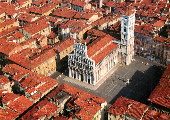 73947886 Lucca Toscana IT Chiesa San Michele veduta aerea