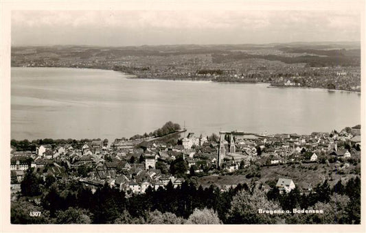 73948668 Bregenz Vorarlberg Bodensee Fliegeraufnahme