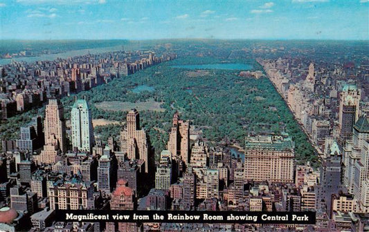 73949241 Manhattan Isle of New York View from the Rainbow Room showing Central P